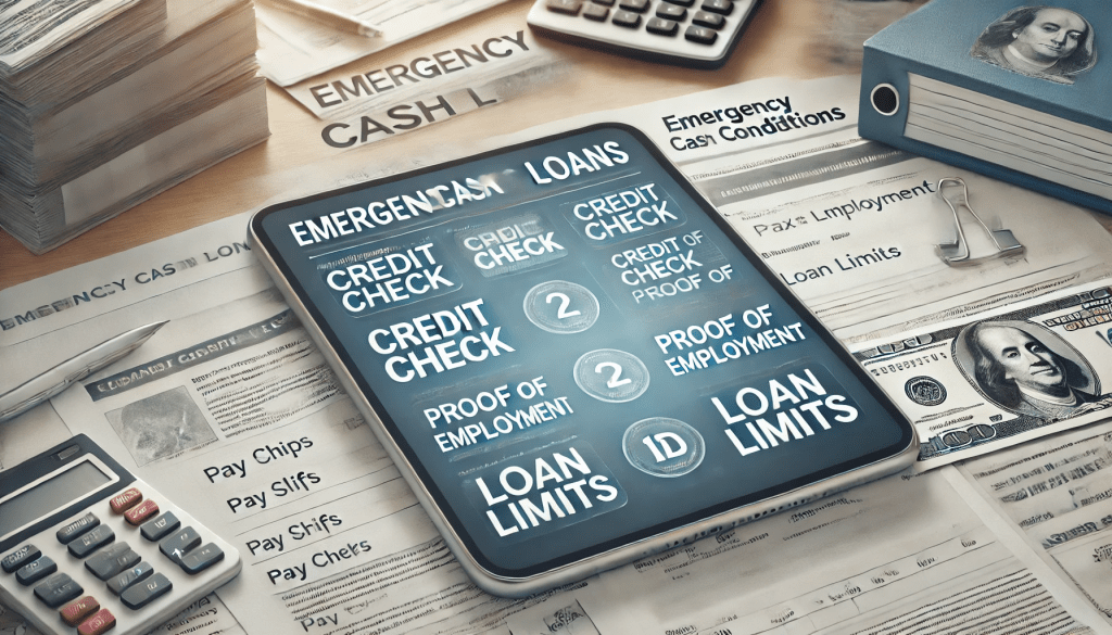 급전 대출 조건